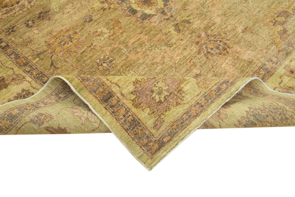 Rug N Carpet - Hand-Knotted Oriental 6' 2" x 8' 10" Decorative Oushak Area Rug