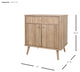 Thelma KD Rattan Small Cabinet 1 Drawer and 2 Doors