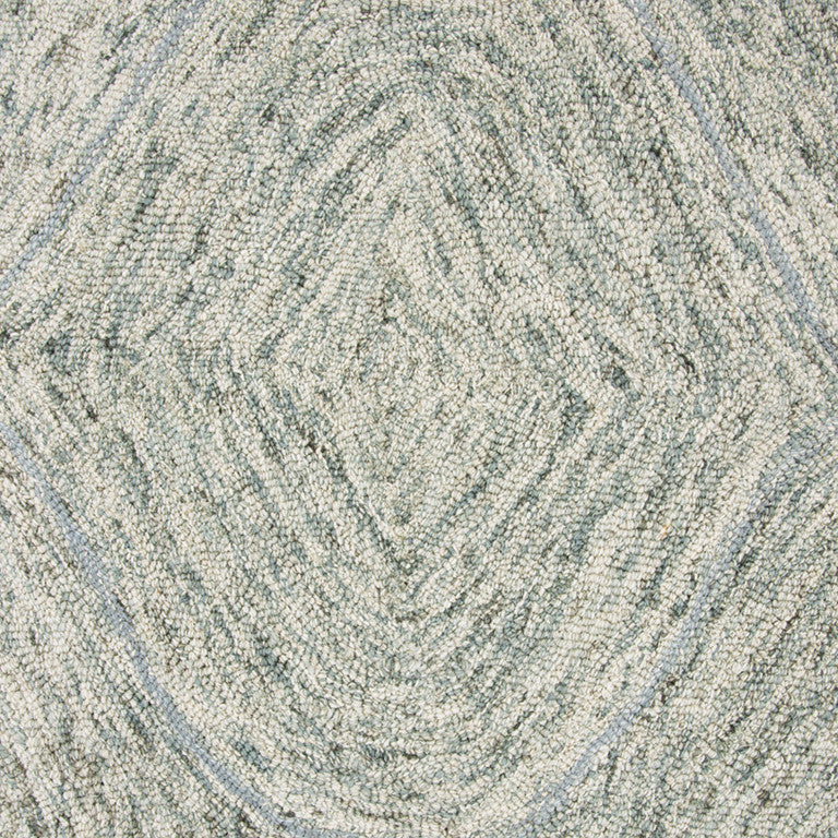 Rizzy Home Brindleton BR364A Green Trellis Area Rug, 3'x5'