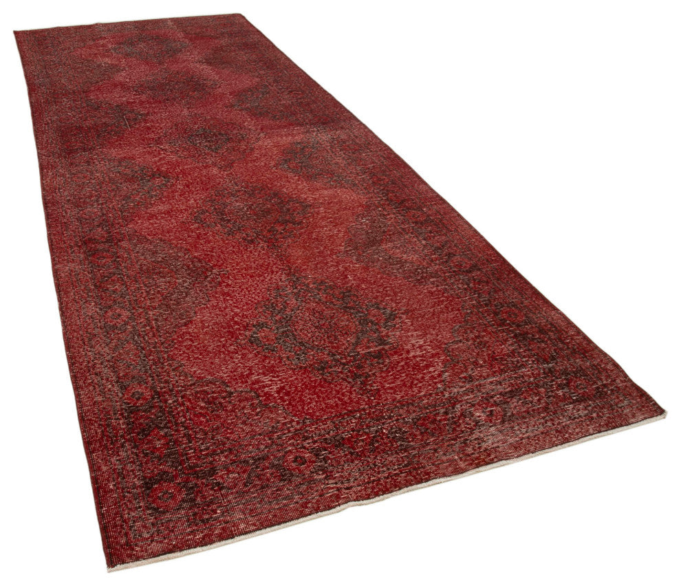 Rug N Carpet - Handmade Anatolian 4' 9" x 12' 6" Antique Runner Rug