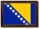 Bosnia Country Flag Canvas Print, 19"x27"
