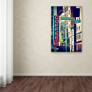 Philippe Hugonnard 'NYC Coffee Bar' Canvas Art, 24"x16"