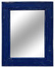 Herringbone Vanity Mirror, True Blue, 42"x30", Horizontal