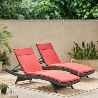 GDF Studio Albany Red Lounge Cushions Only, Set of 2