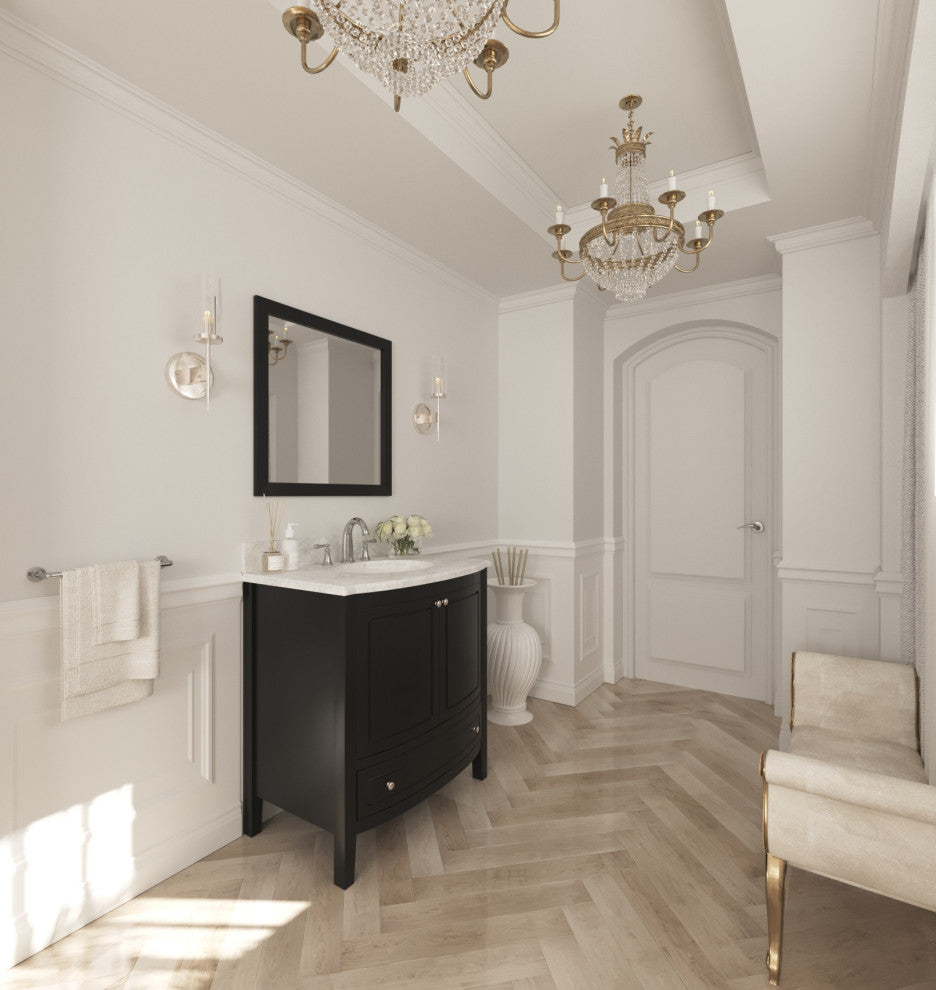 Estella Single Vanity, Espresso, 32"