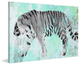 "White Tiger" Painting Print on Wrapped Canvas, 60x40