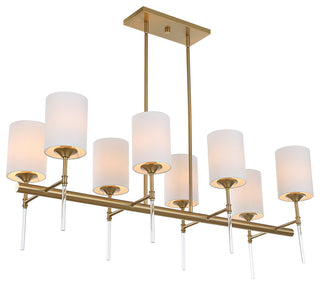 Uttermost Awyr 8 Light Linear Chandelier