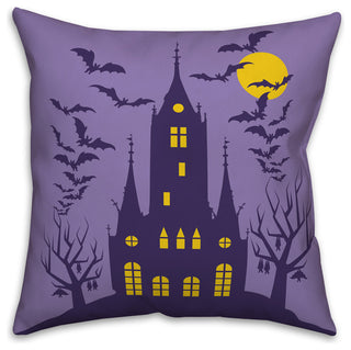 Haunted House 20"x20" Indoor/Outdoor Pillow