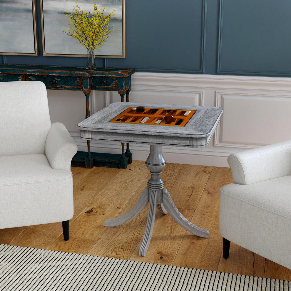 Morphy Game Table, Powder Gray