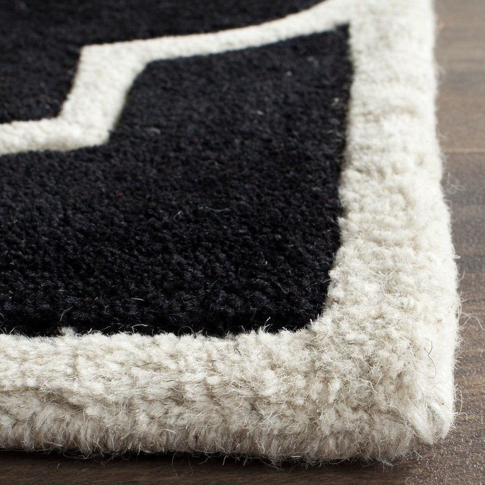 Safavieh Chatham CHT733K 7' Square Black Rug