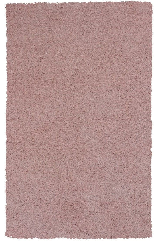 KAS Bliss 1575 Rose Pink Shag Area Rug, 5' x 7'