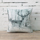 Cottage Icons Throw Pillow, 20"x20", Set of 2, Reindeer