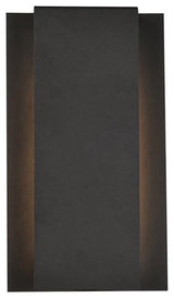 Living District Raine 1-Light Modern Aluminum Led Wall Sconce in Black