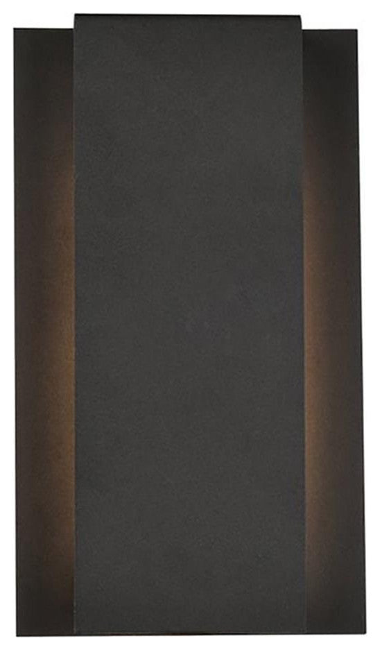 Living District Raine 1-Light Modern Aluminum Led Wall Sconce in Black