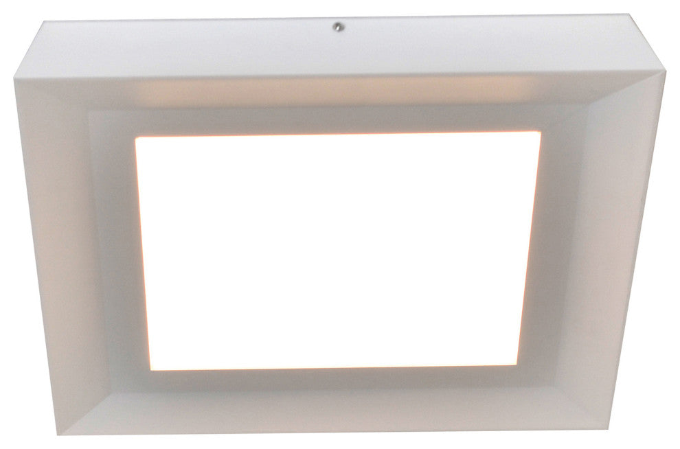 Zurich LED Square Surface Mount, White