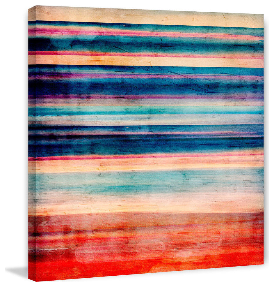 "Saranda" Print on Canvas, 18"x18"