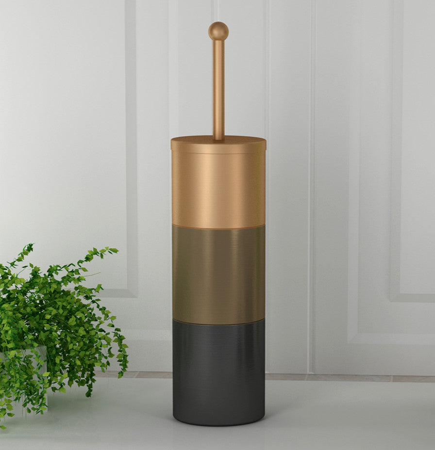 nu steel Horizon 3 Tone Copper Toilet Brush Holder