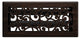 Wonderland Floor Register, Oil Rubbed Bronze, 4x10