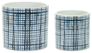 Decorative Pot, 2-Piece Set