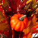 36"H Fall Lighted Maple Leaves Urn Potted Porch Tree, 20 Warm White Lights