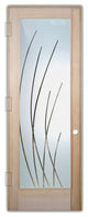 Interior Prehung Door or Interior Slab Door - Sleek Arcs - Douglas Fir...