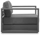 Modern Outdoor Swivel Armchair | Andrew Martin Bora