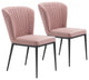 Tolivere Dining Chair, Set of 2 Pink