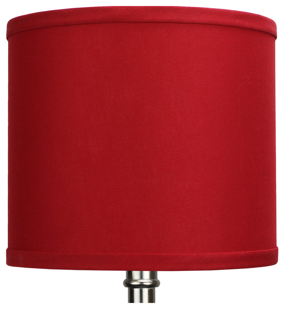 Fenchel Shades, 8"x8"x7" Spider Attachment Drum Lamp Shade, Linen