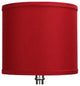 Fenchel Shades, 8"x8"x7" Spider Attachment Drum Lamp Shade, Linen
