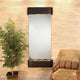 Inspiration Falls Water Fountain, Silver Mirror, Blackened Copper, Round