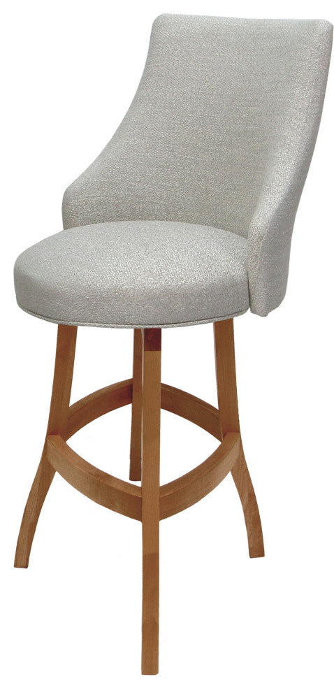 Swivel Wood Counter, Bar, Extra Tall Stool - Bellissima Plus, Williams Stone - Honey, 34"