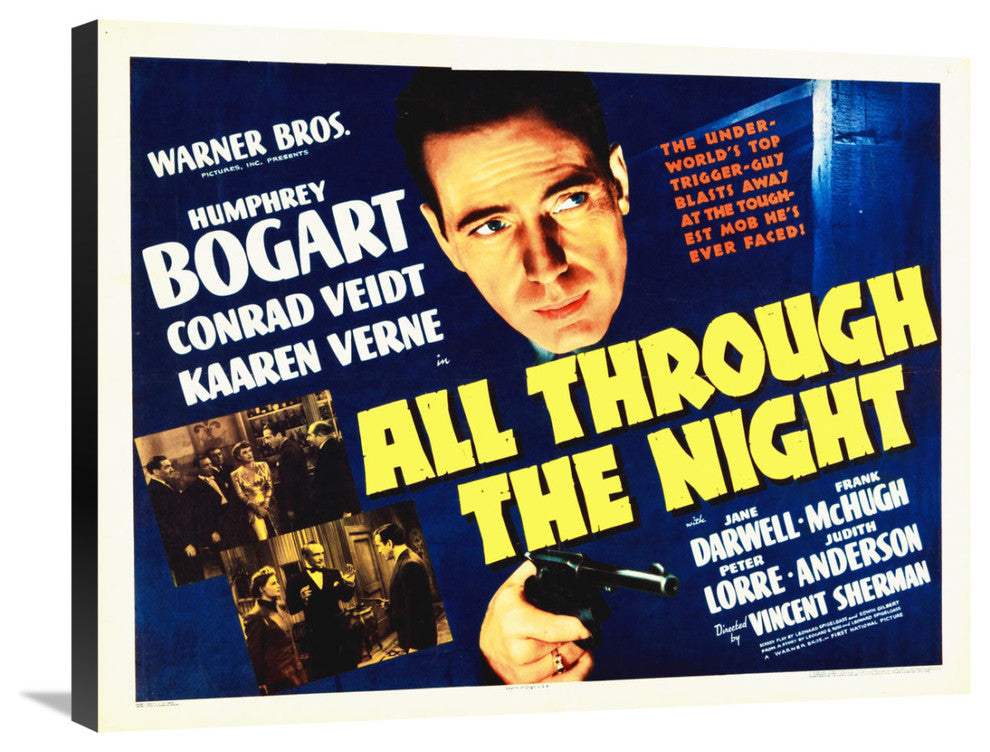 "All Through The Night" Canvas by Hollywood Photo Archive, 30x23"