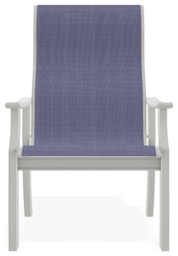 St. Catherine Sling Outdoor Armchair, Breeze/Snow