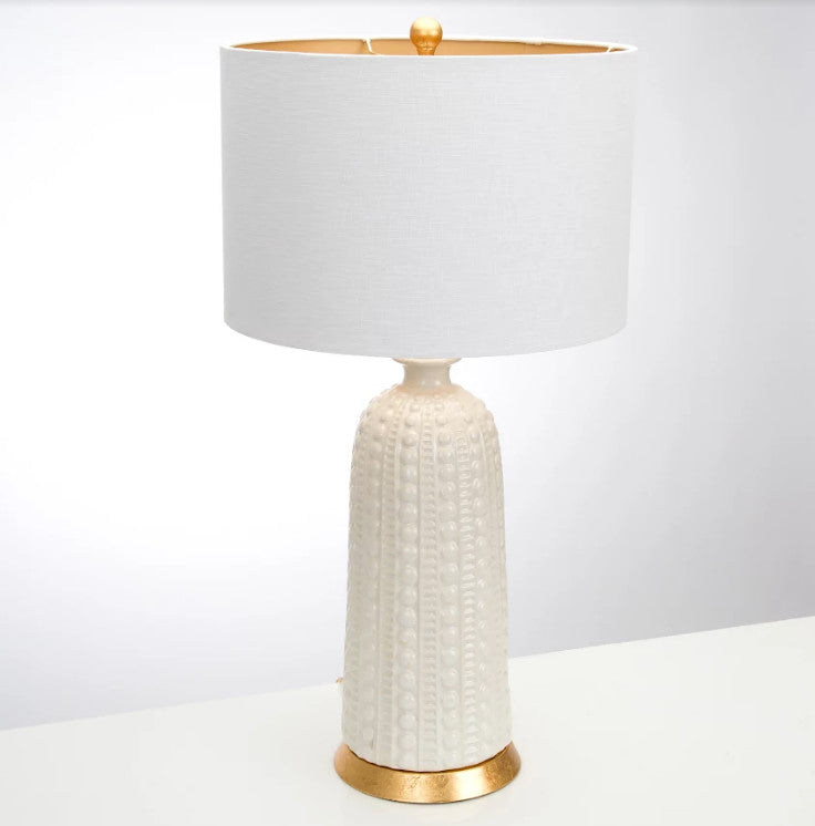 Melrose Table Lamp, Off-White, 30"H