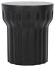 Safavieh Vesta Concrete Accent Stool, Black