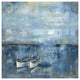 "Two Boats" Digital Paper Print by Silvia Vassileva, 32"x32"