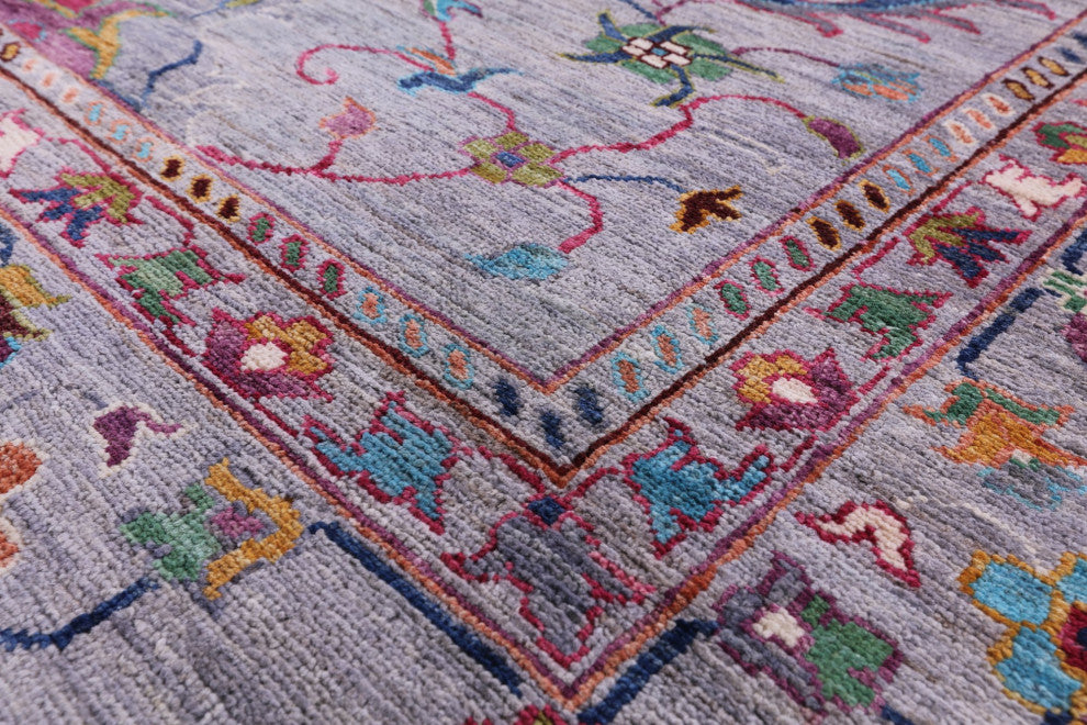 8' 0" X 10' 0" Hand Knotted Persian Tabriz Wool Rug Q8215