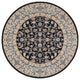 Traditional Kelayeh Round 5' Round Waves Area Rug