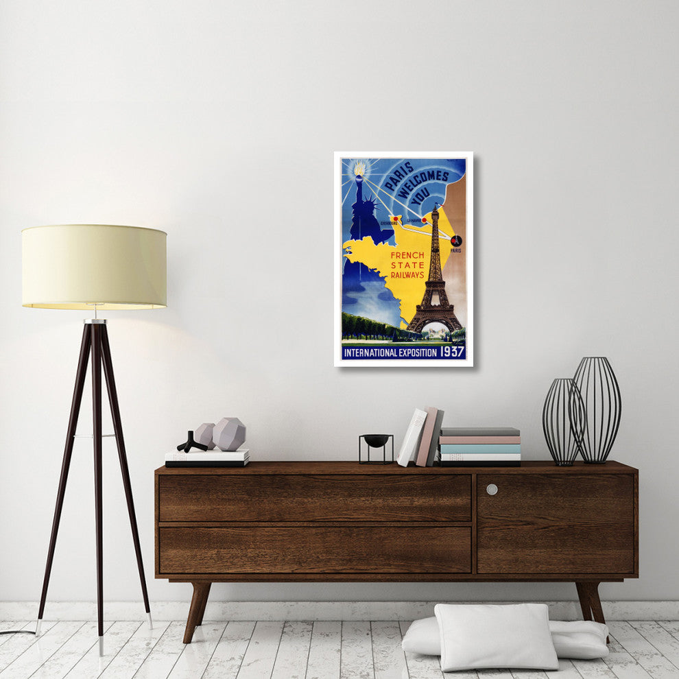 "Paris / International Exposition 1937" Digital Paper Print by Lilden, 25"x38"