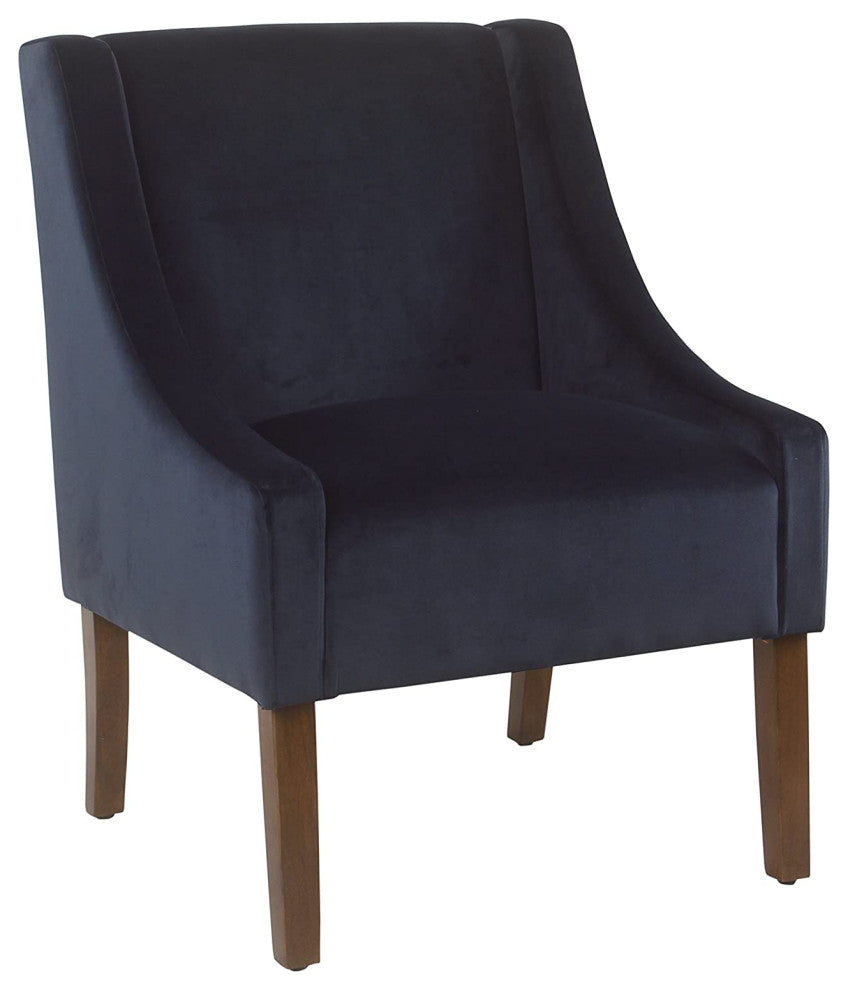 Modern Arm Accent Chair, Navy