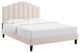 Elise Twin Performance Velvet Platform Bed MOD-6876-PNK