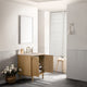 Laurent 30" Single Vanity, Light Natural Oak, 3CM Eternal Marfil Top