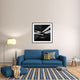 "The Dark Side Of Light" Framed Digital Print by Jeroen Van De, 44x44"