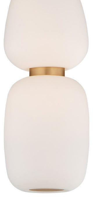 ET2 E25066-92 Soji 5"W LED Mini Pendant - Black / Gold