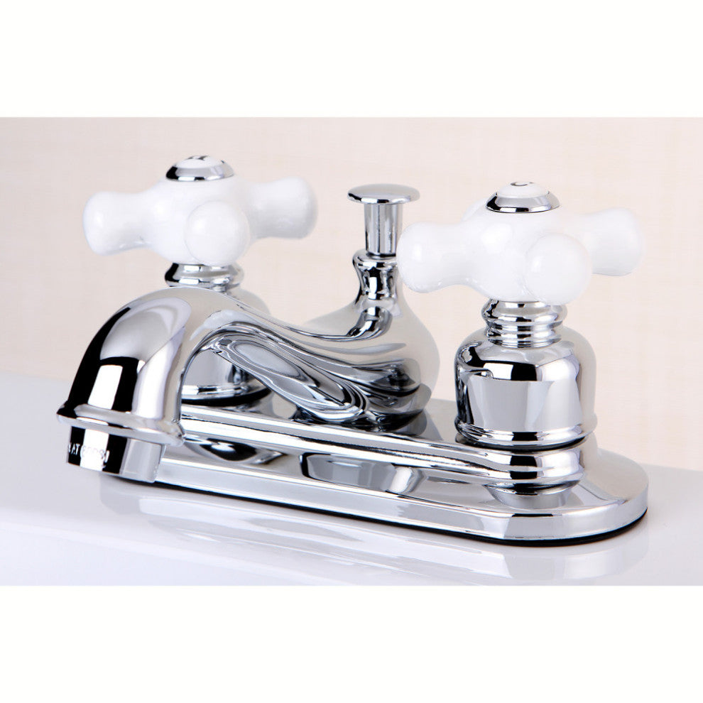Kingston Brass 4" Centerset Bathroom Faucet, Polished Chrome