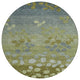 Machine Washable Indoor/Outdoor Chantille ACN1900 Olive 8' x 8' Round Rug