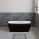 Panya 63" Bathtub, Black