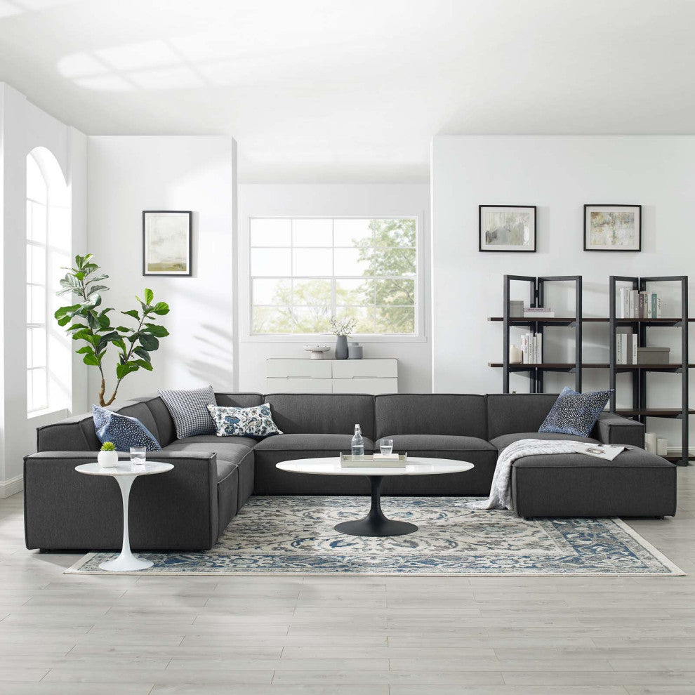 Restore 7-Piece Sectional Sofa - Charcoal