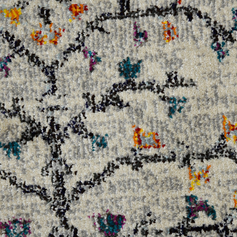Montana Dyanne Area Rug, Ivory, 3'3" x 5', Bordered