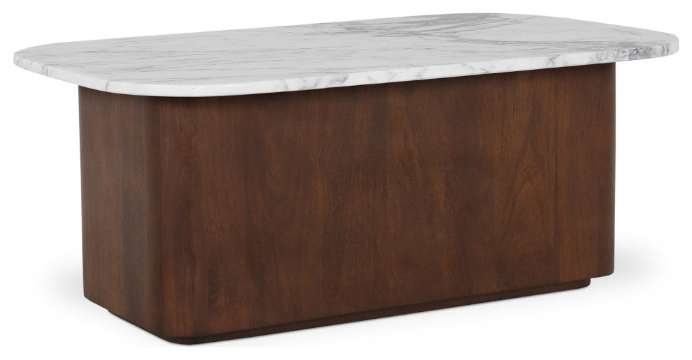 Dash Coffee Table White Calcatta Marble